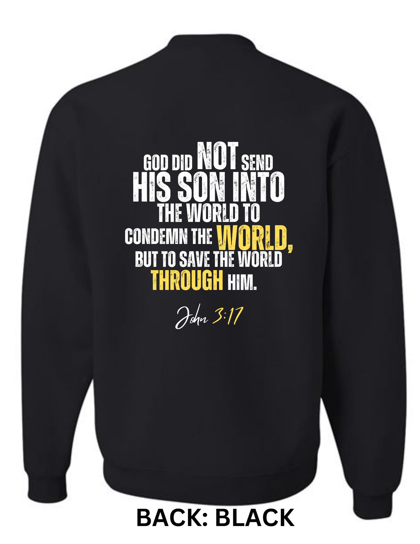 Crosby Chapel 'John 3:17' Crewneck Sweatshirt