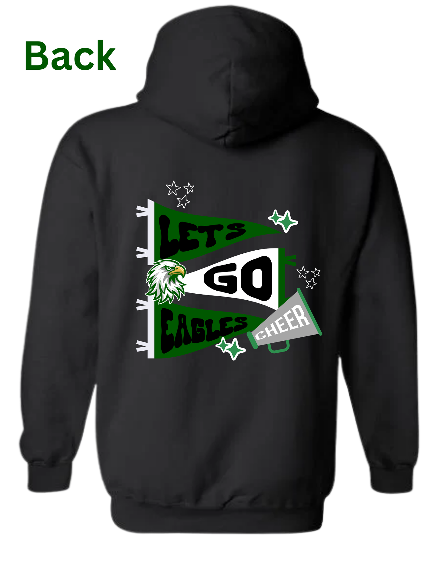 KSS HS Cheer 'EAGLE HEAD' Hoodie
