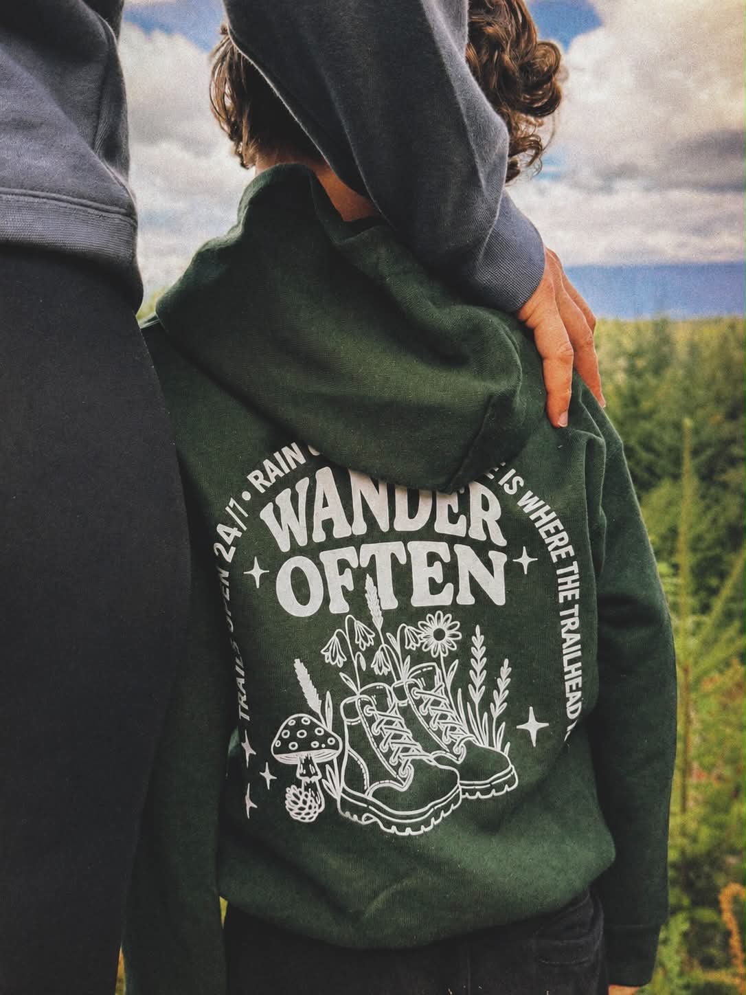Wander Often Youth Hoodie