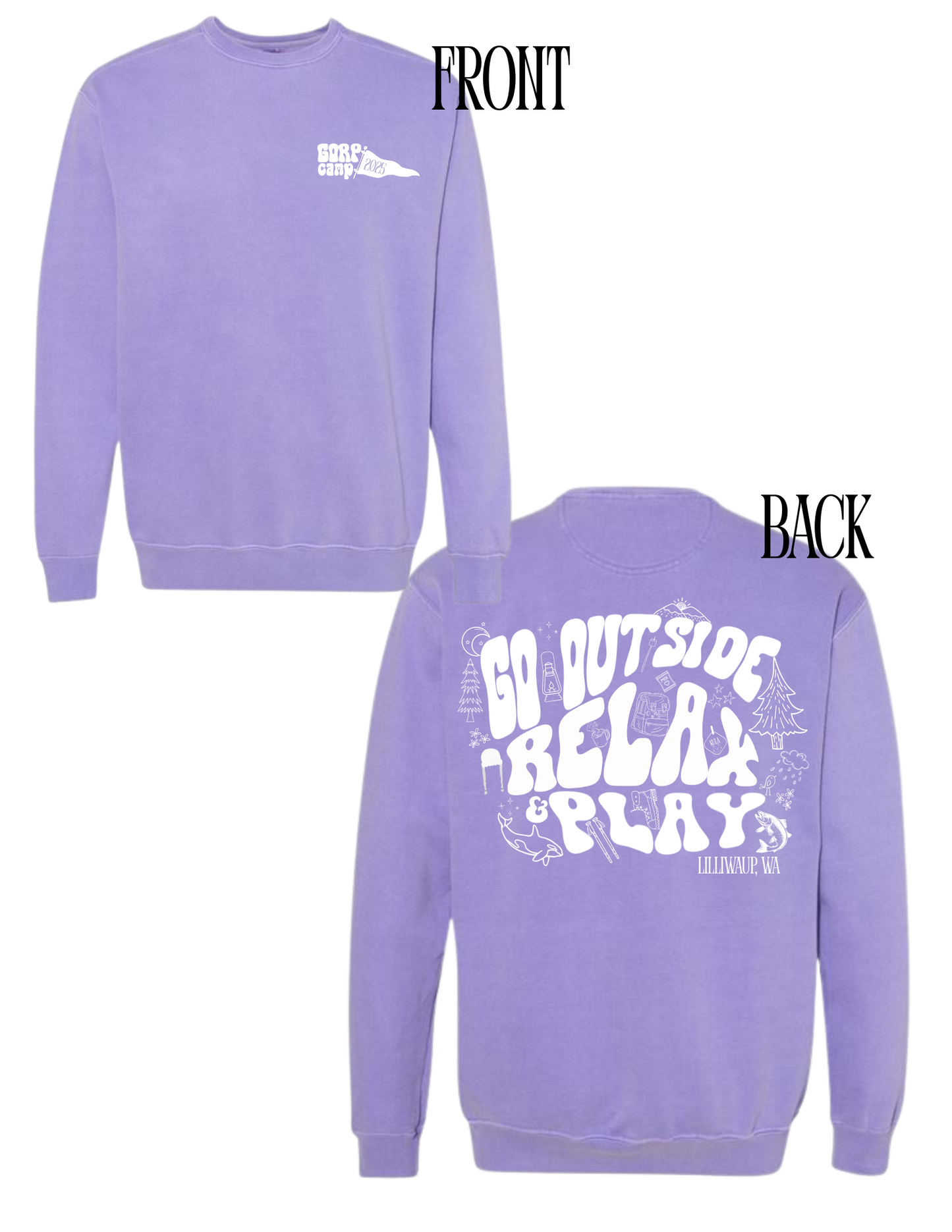 GORP 2025 Comfort Colors Crewneck