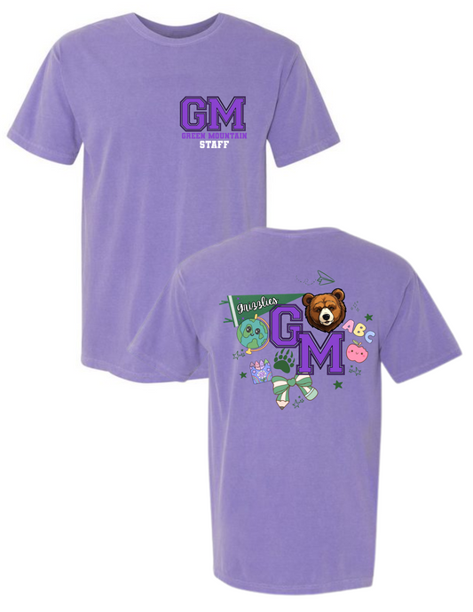 Green Mountain Elementary 'Grizzlies' Comfort Colors Crewneck Tshirt