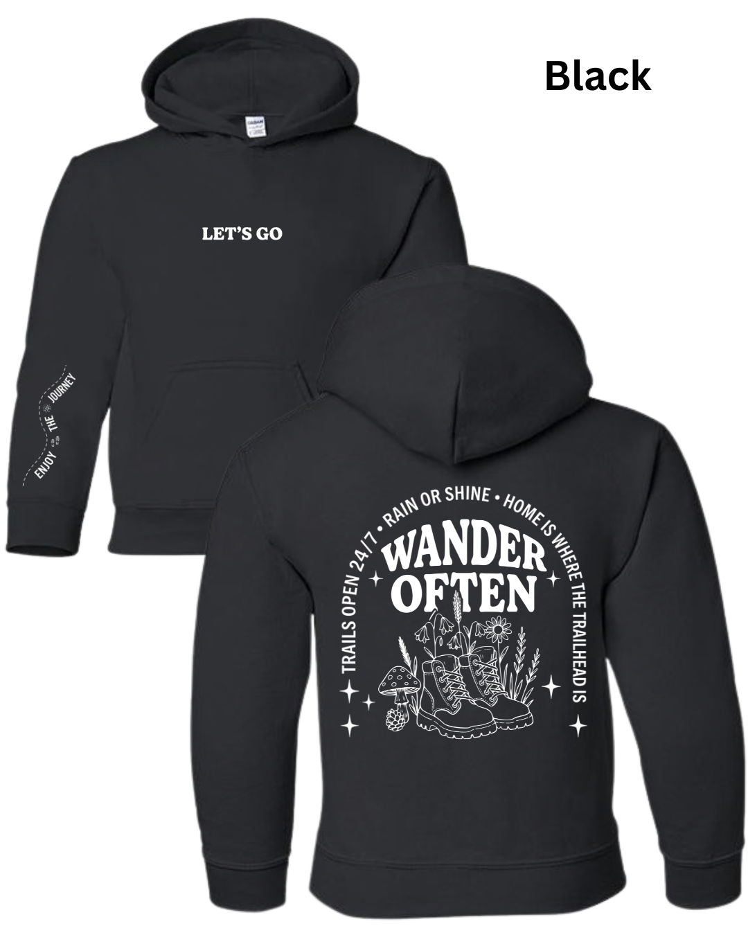 Wander Often Youth Hoodie