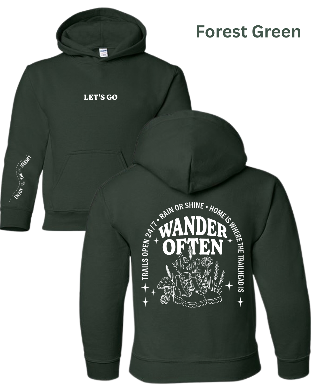 Wander Often Youth Hoodie