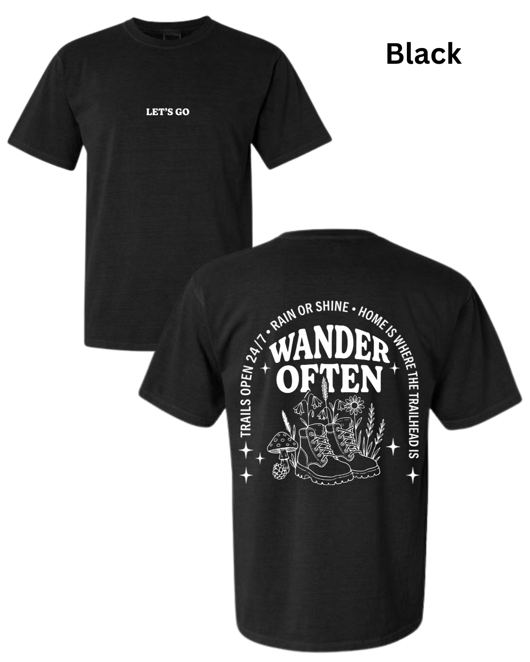 Wander Often Adult T-shirt