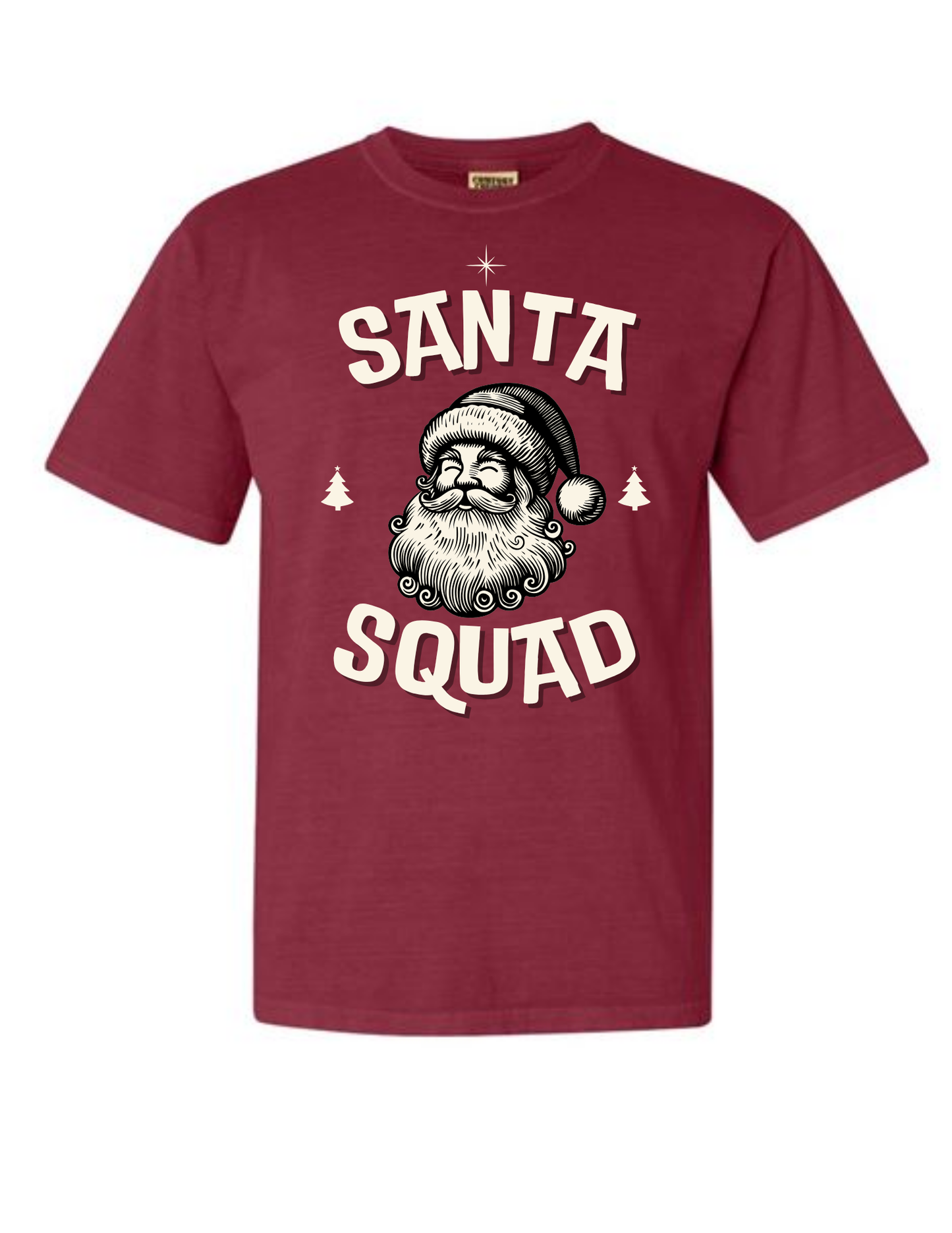 'Santa Squad' Comfort Colors Crewneck Tshirt