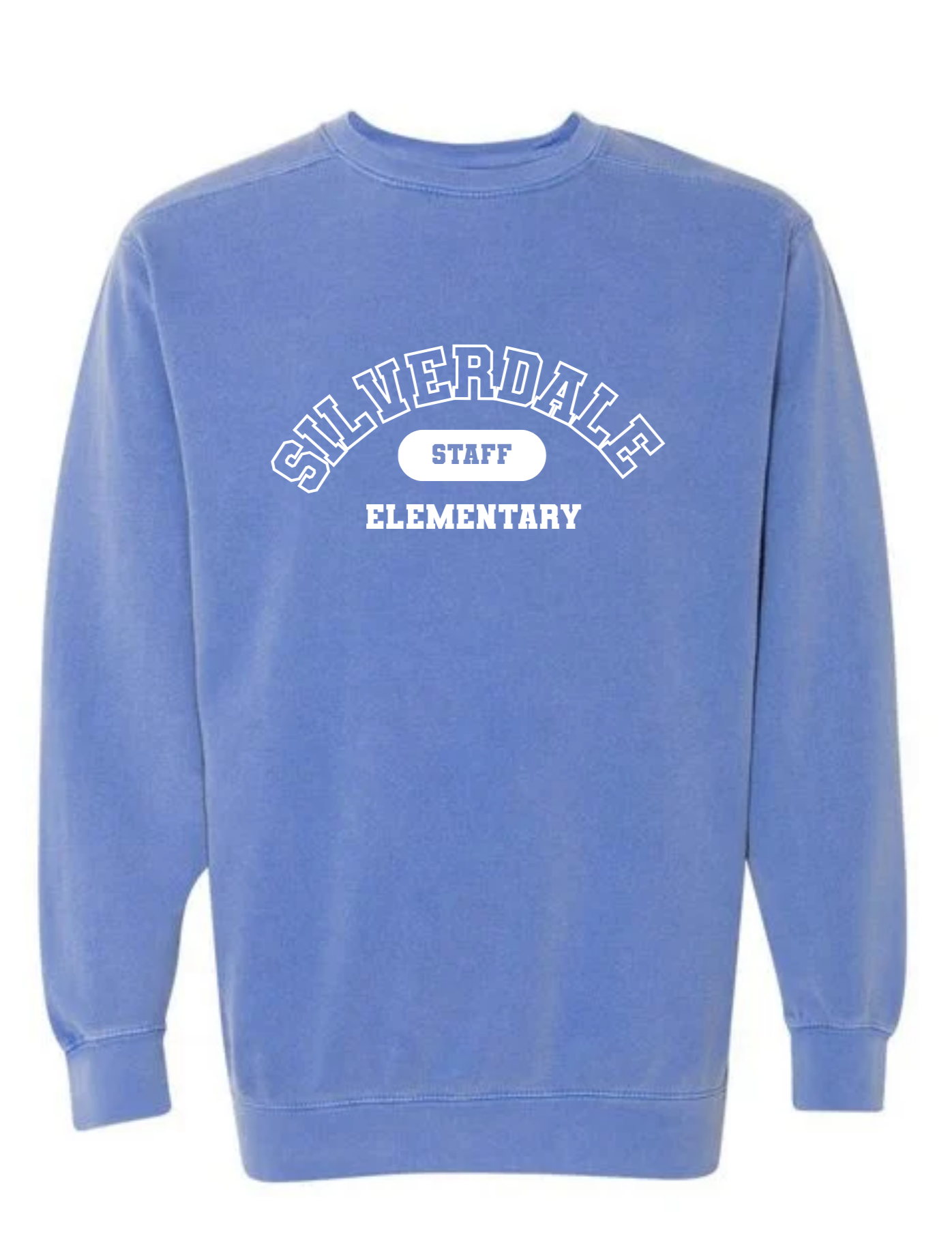 Silverdale Elementary Collegiate Staff Comfort Colors Crewneck